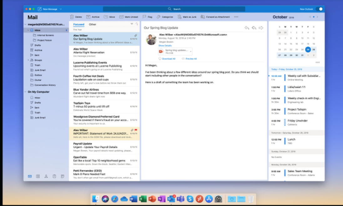 latest version of microsoft outlook for mac